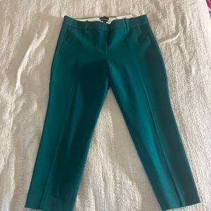 JCrew Cameron Pant, green, NWT, size 14